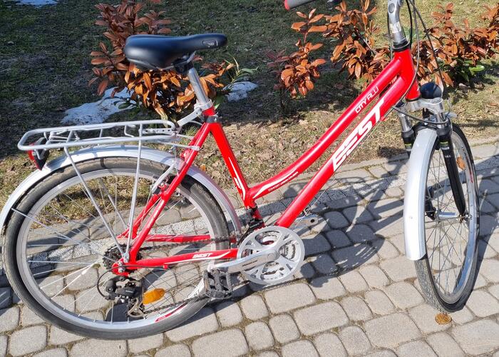 Grajewo ogłoszenia: Sprzedam rower damski Best City Alu. Amortyzacja przód,...